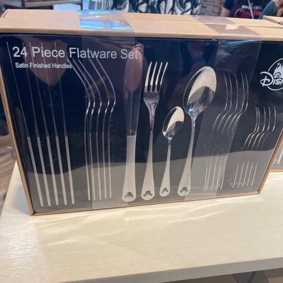 Disney Dining New Disney Gourmet Mickey Mouse Flatware Set New
